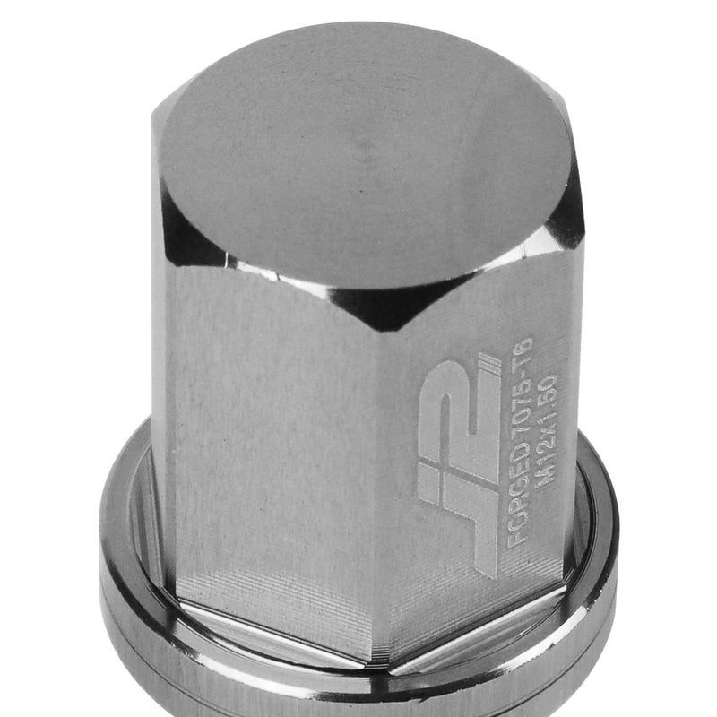 J2 Engineering 20 Pcs 7075 Aluminum Closed End M12 x 1.5 Lug Nuts Set w/Socket Adapter, Silver, Fit Conical Seat, LN-T7-006-15-SL - Image 5